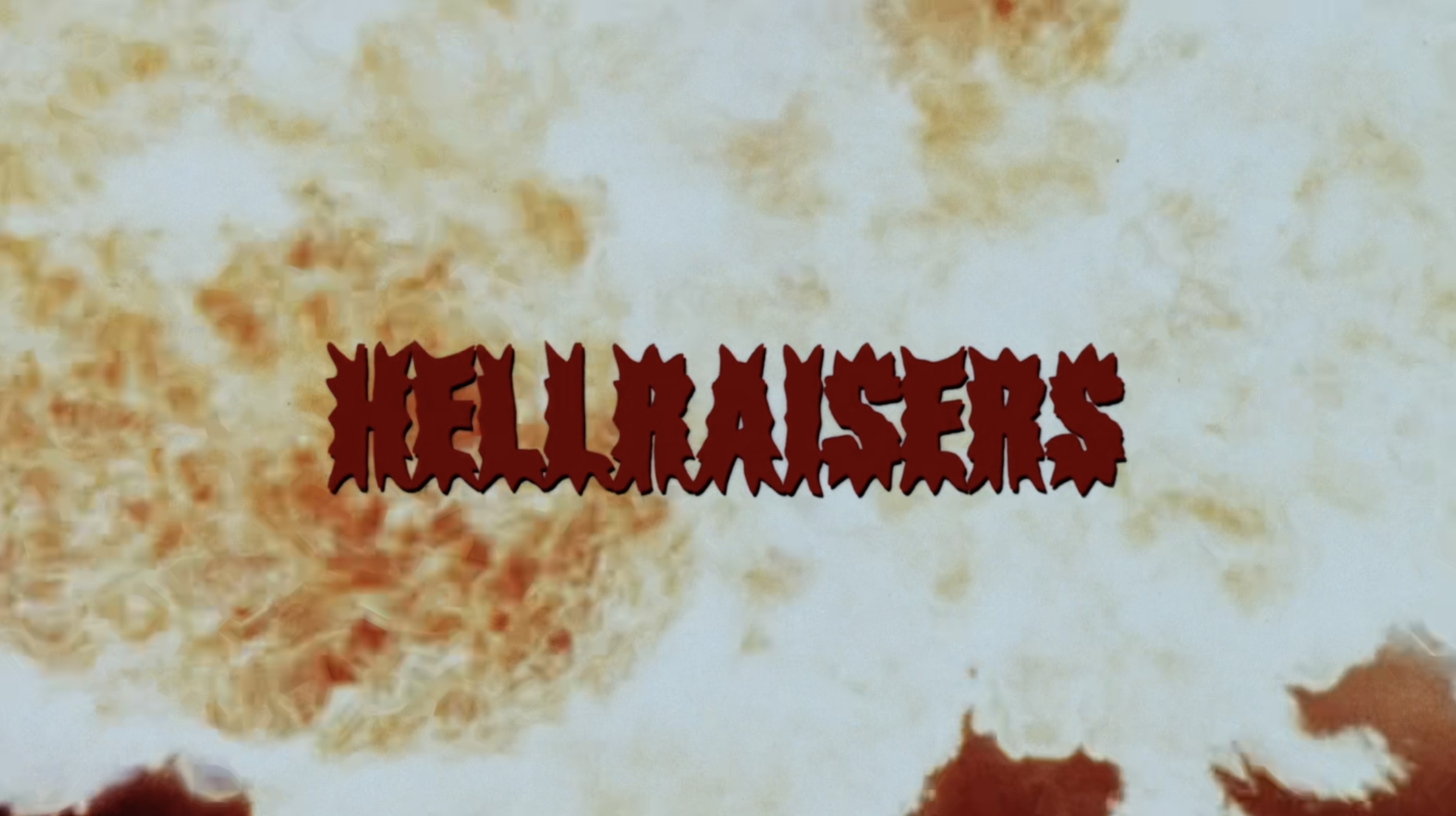 Film backdrop for Hellraisers Film & Social Club Year 2 Afterparty!