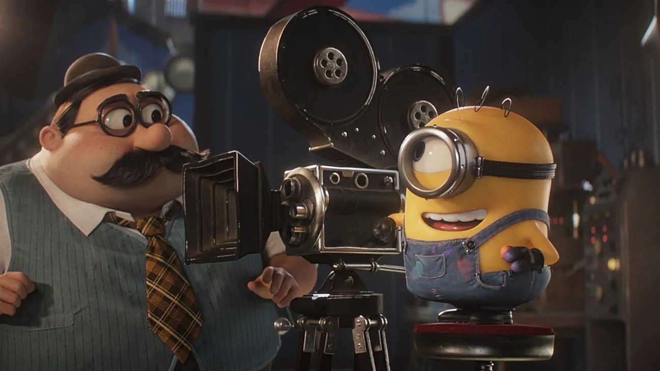 Film backdrop for Minions & Monsters