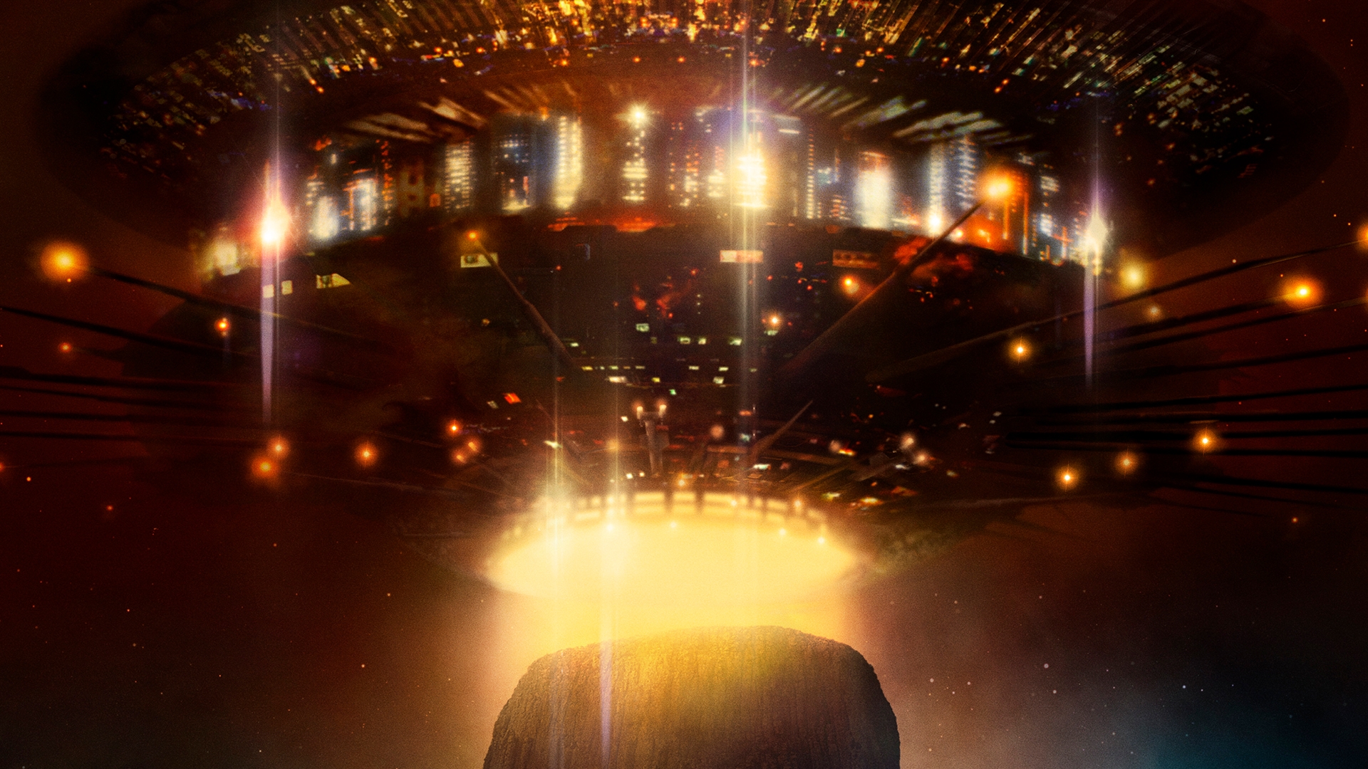 Film backdrop for Close Encounters of the Third Kind