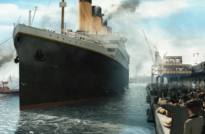 Film backdrop for Movie-Mad Mondays: Titanic 3D