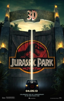 Theatrical poster for Jurassic Park 3D