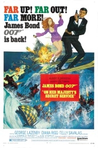 Theatrical poster for From Culver w Love: On Her Majestys Secret Service