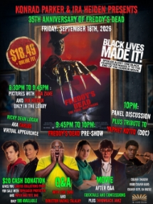 Theatrical poster for Konrad Parker Presents: Freddy's Dead